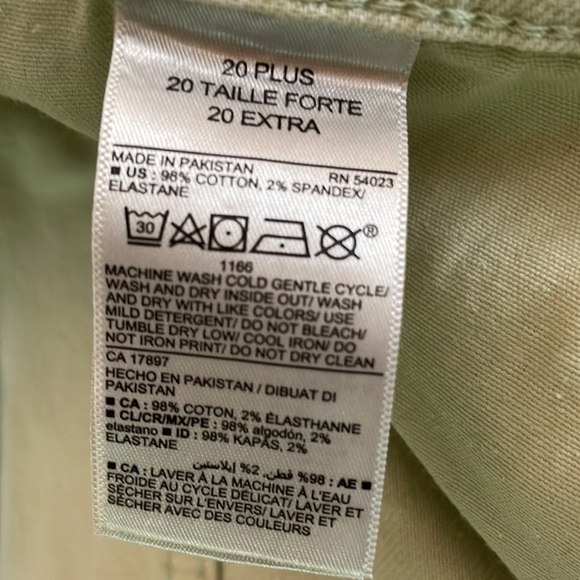 Old navy colored jeans Sz 20 plus - Picture 4 of 8